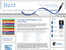 Tablet Screenshot of bluehelix.co.uk